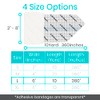 Vive Care Envoltura adhesiva transparente para vendaje, 6 x 10