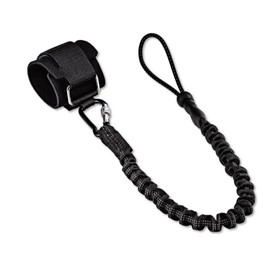 2 in 1 Tool Lanyards for Hand Tools Wrist Strap, Coil Lanyard with Carabiner, Safety Short Leash Tether Heavy Duty Screw Locking Load Capacity 33lbs(15kg) for Pruning Shear Drill Hammer Wrench