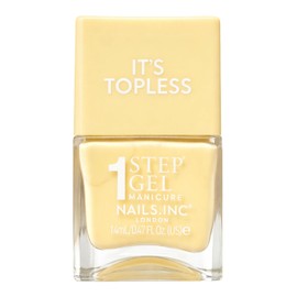 Nails.INC It's Topless Heidi Banana Yellow Gel-Like Nail Polish | Bright butter yellow gel nail polish stays glossy and long-lasting for 6 days. Ideal for manis, gifting, and glam nights