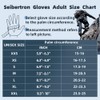 Seibertron 3/4 Finger Padded Palm Lightweight Breathable Climbing Rope Gloves