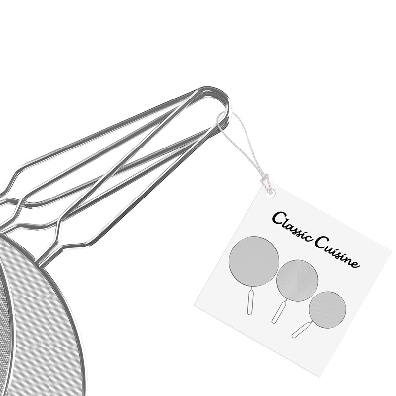 3-Piece Splatter Screen Set – Fine Mesh Stainless-Steel Grease Splatter