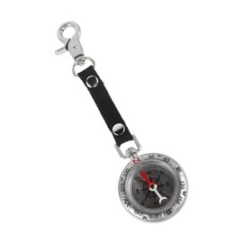 Generic Reliable Outdoor Compass Keychain Easy to Read Dial Wear Resistant Zinc Alloy Convenient for Hiking Camping Pocket for Backpacking and Adventures