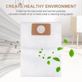 4 Pack Premium Central Vacuum Bags Replacement for Nuera Filtre 189, DuoVac Filtre 189, Hu sky Filtre 189,SoluVac Filtre-189 SVS, And Other CV Systems