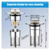 2 PCS Bathroom Sink Drain Stopper Bathroom Sink Strainer Hair