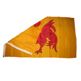Flag of Wallonia 3x5 ft Banner Bold Red Walloon Rooster French Belgium Region