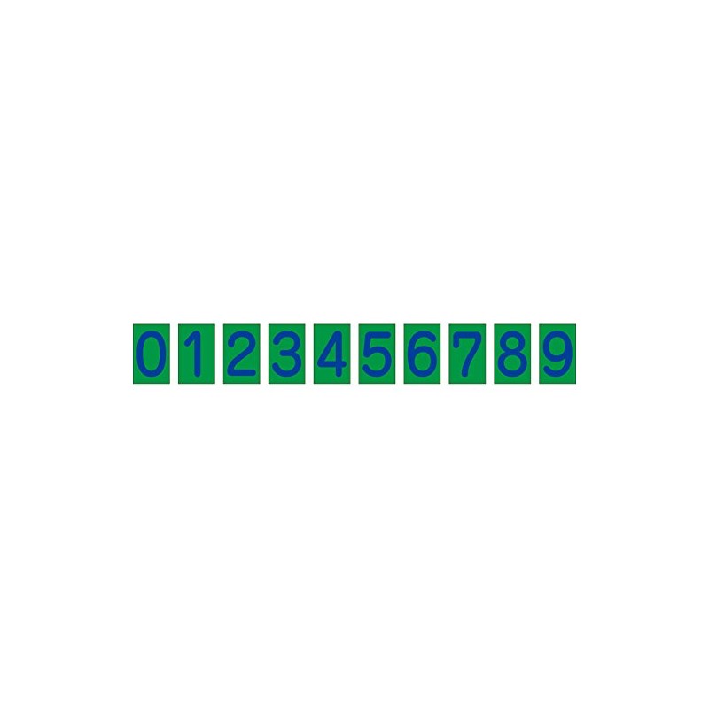 Green Cross Large Number Magnet 1144220202