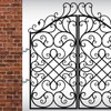 Dunzy Wall Mount Gate Hinges Wall Plate Hinges Heavy Duty