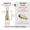 T TANYA HARDWARE Air Hose Fittings And Air Coupler Plug,