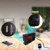 ALLOMN Digital Projection Alarm Clock, Indoor Outdoor Temperature, Weather Forecast,
