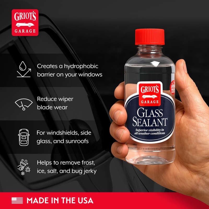 Griot’s Garage Glass Sealant Coating for Cars, Trucks, SUVs, and