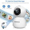2.5K 2.4/5GHz Indoor Security Camera Wireless WiFi Pet Camera Baby
