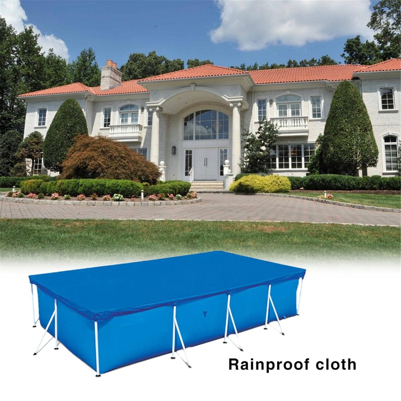 Pool Cover Portable Swimming Pool Cover UV Resistant Rainproof Dust