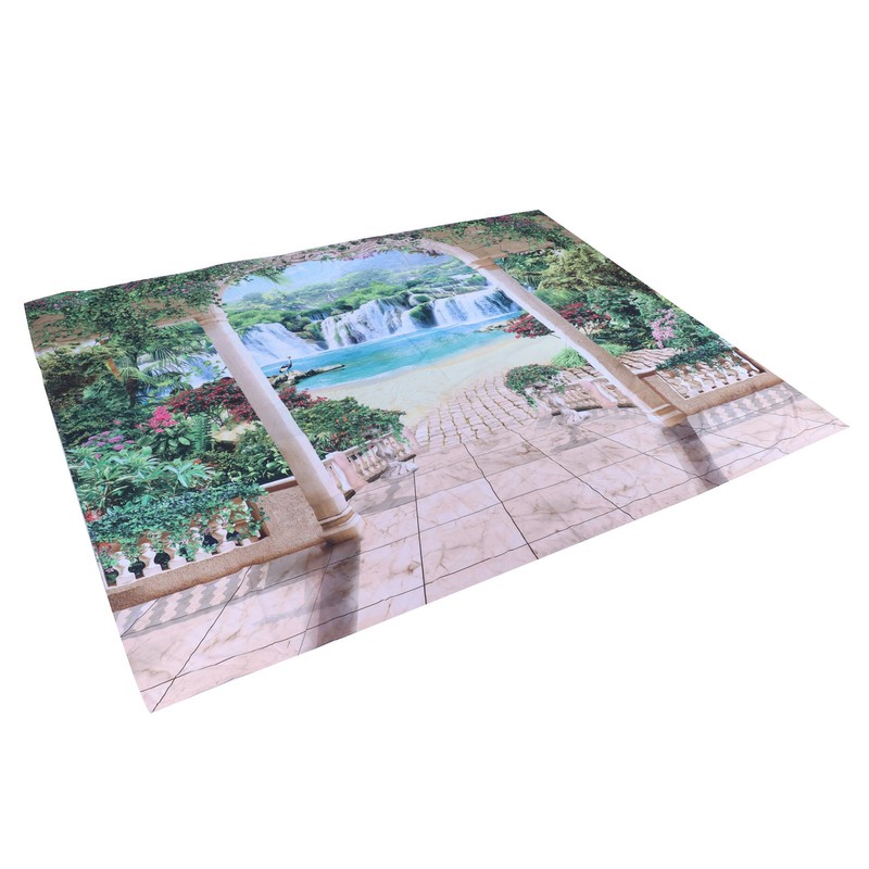 Landscape Tapestry 7.5x5.9ft Polyester Fiber Durable Background Wall Hanging Decorative