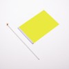 50 Pack Plain Yellow Hand Waving Flags Handheld Mini Flags