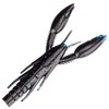 Yamamoto 3.75" Psycho DAD Black W/Blue Flake (5 Pack)