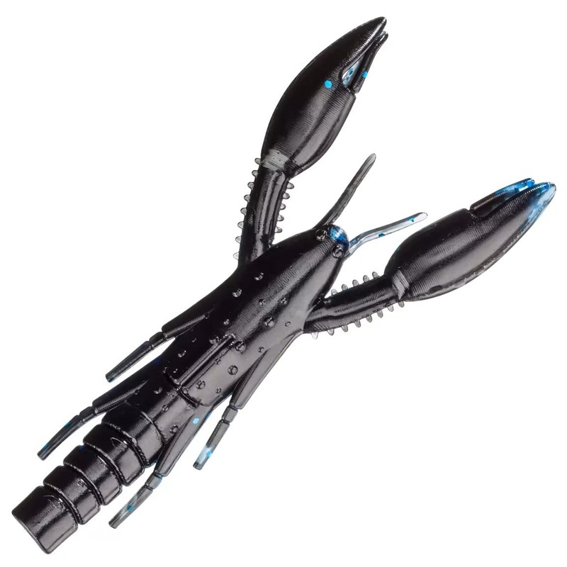 Yamamoto 3.75" Psycho DAD Black W/Blue Flake (5 Pack)