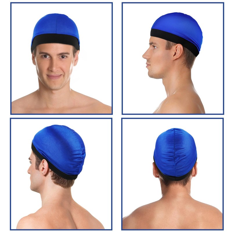 Tyqour 4pcs Stocking Caps for Men Silky Wave Cap for