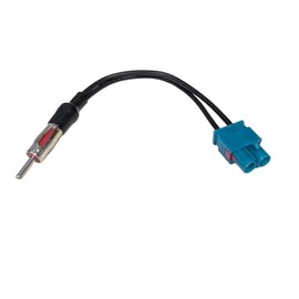 Radio Antenna Adaptor ISO to Double 2x Fakra DIN Radio Antenna Plug