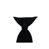 Black Clip On Tie (Matte)