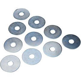 Bulk Hardware BH02055 Penny Repair Mudguard Fender Washer, 38mm x 10mm (1.1/2 inch x 3/8 inch) Hole - Pack of 10