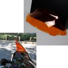 POWER JAMES Orange PMMA Acrylic 7.0" Height Windshield Windscreen for