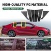 Three T Car Auto Side Door Window Pillar Posts Cover
