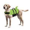 Queenmore Ripstop Dog Life Jacket Shark Life Vest for Dogs,