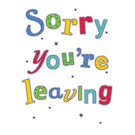 Piccadilly Greetings Traditional Occasion Card Leaving - 7 x 5 inches A10732