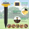 Ultrasonic Mole Repellent Outdoor, 6 Pack Gopher Repellent Solar-Powered for