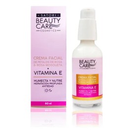 Crema Facial De Pétalo De Rosas Y Rosa Mosqueta Anti-edad Hidratante Relajante Natural Orgánico Satori Beauty Care Cosmetics 60ml