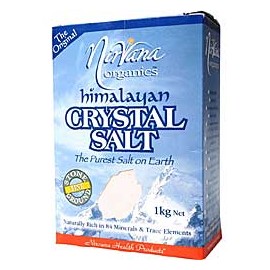 Nirvana Organics Himalayan Crystal Salt Fine 1kg