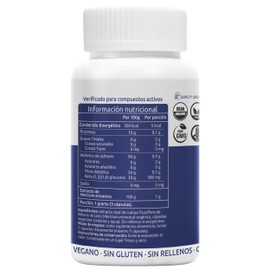 Griibok | Hongo Melena de León | 90 cápusulas de 330 mg c/u | Orgánico Vegano Sin Gluten