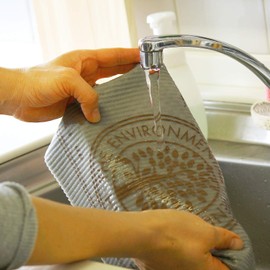 Econfort House Water Absorbent, Quick Drying, Drainage Mat, Sponge Wipe, Eco Friendly Gray, Scandinavian