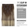 Belaved Clip-in Hair Extensions - Ombre Ash Brown & Bleach