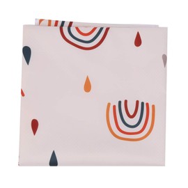 Zerodis Tapete Silla Comedor bebé Protector Piso Lavable Tapete Impermeable bebé Splat Debajo la Silla Alta Protector Piso Debajo la Trona(110 * 110CM) tapet bebe