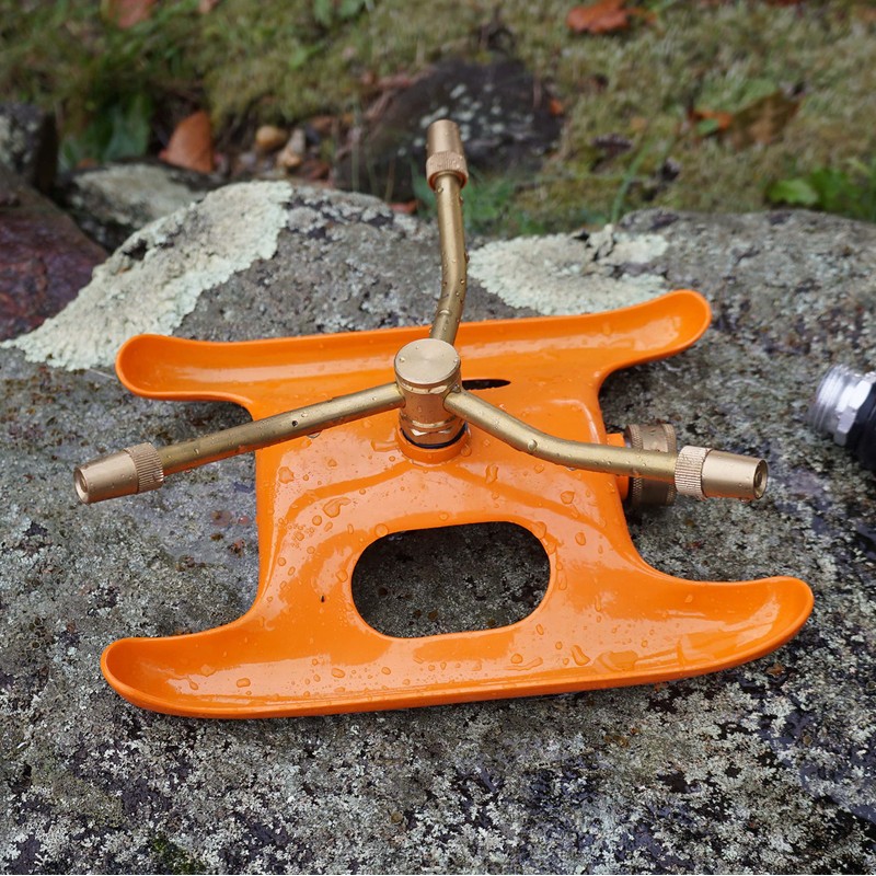 Kings County Tools Sprinkler Sled | Three Independently Adjustable Brass