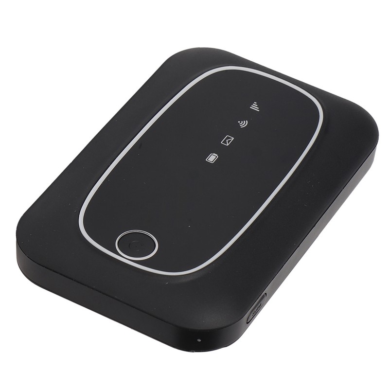 WiFi Hotspot 2000mAh Battery Compact Portable Black 4G SIM Card