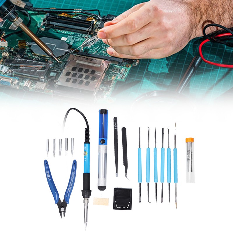 Soldering Iron Kit with Electric Soldering Iron Welding Iron Tips