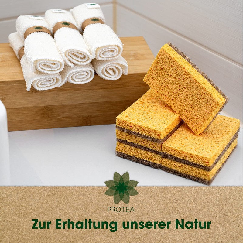 PROTEA Sustainable Dish Sponge Coconut Scrubber (Set of 2) -