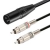 luxferre xlr rca conversion cable, rca xlr conversion cable, canon