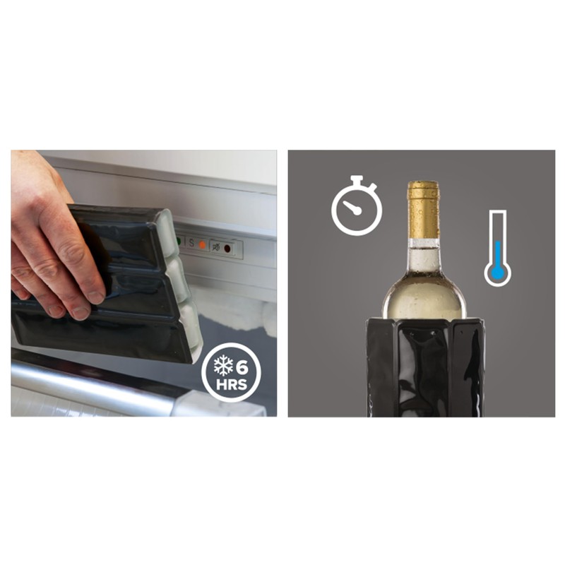 VACUVIN 7994200 Wine Cooler FL Platinum Accessories for Leisure, Material,
