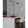 ZILLSEA 4-Pack Brushed Nickel Light Switch Covers, Durable Metal Toggle