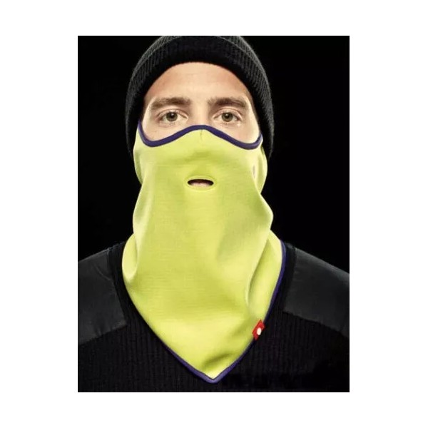 Airhole NEW Airhole Standard Snowboard Face Mask - Yellow Blue-