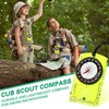 QESSUVNC Compass Outdoor Navigation Compass Children's Compass for Hiking, Compass