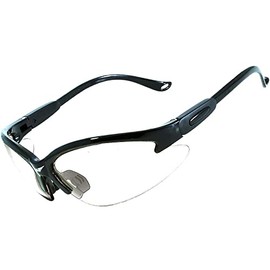 SPITS EYEWEAR Cougar Bifocal Safety Glasses (Magnifier: 1.75, Frame Color: Matte Black)