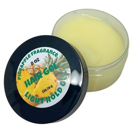 Hair gel alcohol free formula light hold pineapple 8 oz
