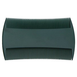Lice Comb Fine Tooth Plastic Nit Comb (4 Pack, Black)