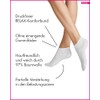 Hudson Relax Women's Trainer Socks Cotton Skin-friendly, White 0008
