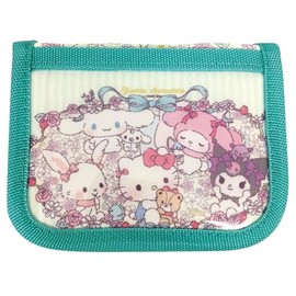 I Planning Sanrio Characters Wallet Mixed Mint W 4.7 x H 3.7 x D 0.6 inches (120 x 95 x 15 mm) K3057F