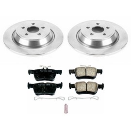 Power Stop KOE7144 Autospecialty Rear Replacement Brake Kit-OE Brake Rotors & Ceramic Brake Pads For Lincoln MKX 2016-2018 | Lincoln MKZ 2017-2020 [Vehicle Specific]